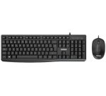 Nilox NXKME0012 teclado Ratón incluido Universal USB QWERTY Español Negro