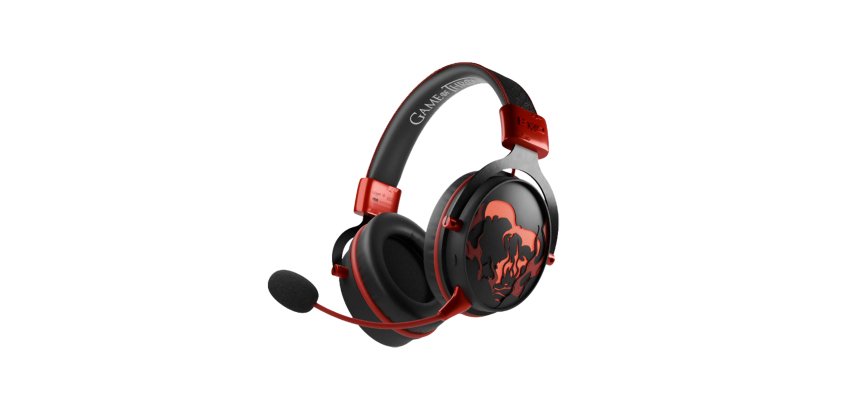 Lexip HBO Game of Thrones Casque Avec fil &sans fil Arceau Gaming Bluetooth Noir, Rouge