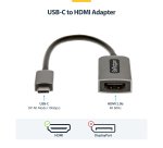 StarTech.com USB-C to HDMI Adapter, 4K 60Hz Video, HDR10, USB-C to HDMI Monitor Dongle, USB4 / Thunderbolt Compatible