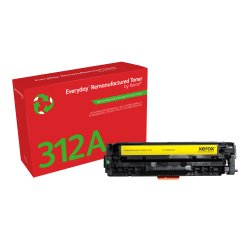 Toner remanufacturé Jaune Everyday™ de Xerox compatible avec HP 312A (CF382A), Capacité standard