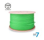 AISENS Cable de Red RJ45 LSZH CPR Cca CAT.7 600 MHZ S/FTP AWG23, Verde, 500 m