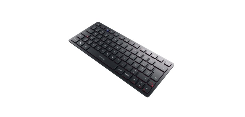 CHERRY KW 9200 MINI teclado USB + RF Wireless + Bluetooth AZERTY en Belga Negro