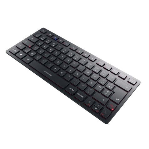 CHERRY KW 9200 MINI teclado USB + RF Wireless + Bluetooth AZERTY en Belga Negro