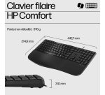 HP 480 CFT WD KBD clavier Maison USB Noir