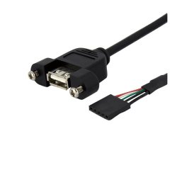 StarTech.com Cavo pannello USB 30 cm - Cavo USB A a collettore scheda madre F/F