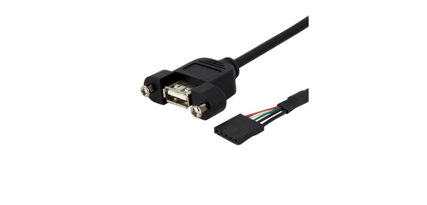 StarTech.com Cavo pannello USB 30 cm - Cavo USB A a collettore scheda madre F/F