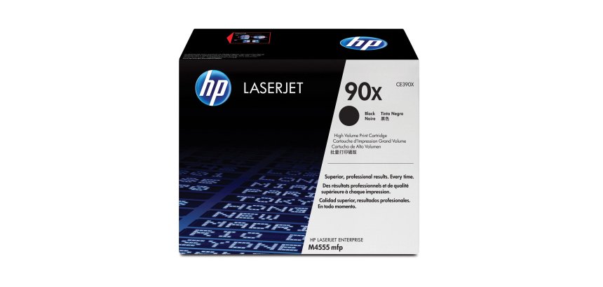 HP 90X - hoog rendement - zwart - origineel - LaserJet - tonercartridge (CE390X)
