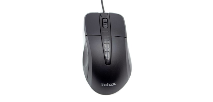 Nilox MOUSB1001 mouse Ufficio Mano destra Ottico 1000 DPI