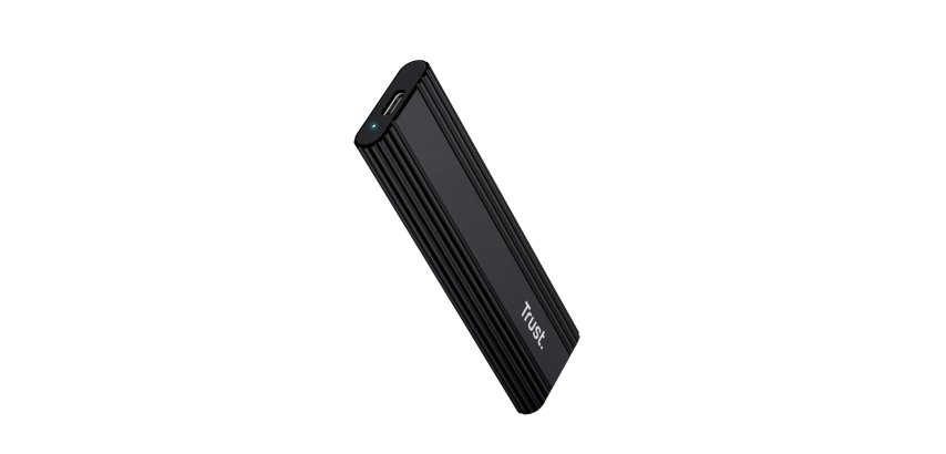 Trust 25806 Boîtier de disques de stockage Enceinte ssd Noir