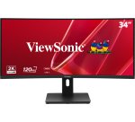 Viewsonic VA VA3420C-2 écran plat de PC 86,4 cm (34") 3440 x 1440 pixels UltraWide Quad HD LED Noir