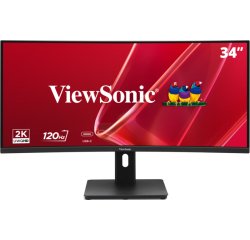 Viewsonic VA VA3420C-2 écran plat de PC 86,4 cm (34") 3440 x 1440 pixels UltraWide Quad HD LED Noir