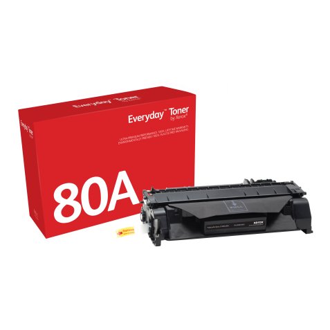 Everyday El tóner ™ Negro de Xerox es compatible con HP 80A (CF280A), Capacidad estándar