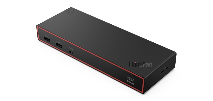 Lenovo ThinkPad USB4 Smart Dock 5500 Alámbrico Negro