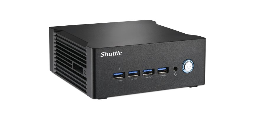 Shuttle Nano PC NA10H7, AMD Ryzen™ 7-8845HS APU, Radeon 780M , 2xHDMI, 2xUSB 4.0 (DP), 2x2.5Gbit LAN, VESA, 24/7