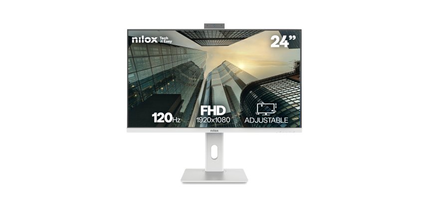 Nilox NXM24RWEB02W Monitor PC 61 cm (24") 1920 x 1080 Pixel Full HD LED Bianco