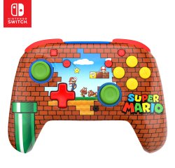 Turtle Beach Rematch Wireless Controller: Mario Bricks Reveal – Officially Licensed by Nintendo. Also works with Nintendo Switch 2 (C Button is not on this controller)