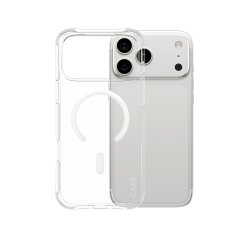 PanzerGlass CARE™ by ® Samba Case Transparent with White MagSafe iPhone 17 Pro Max | Bulk protective phone case Cover