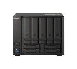 QNAP TS-H973AX NAS Tower Ryzen Embedded V1500B 8 Go DDR4 0 To QuTS hero Noir
