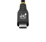 StarTech.com Câble USB 4 de 2 m, 20 Gbps, Câble USB-C Certifié USB-IF, PD EPR 240 W, DP 2.1 4K 120 Hz, Gaine TPE, Cordon USB-C Noir