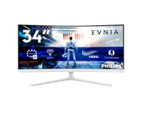 Philips Evnia 5000 34M2C5501A/00 écran plat de PC 86,4 cm (34") 3440 x 1440 pixels Wide Quad HD LCD Blanc