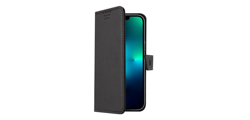 Celly Wallymag mobile phone case 15.5 cm (6.1") Wallet case Black