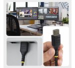 StarTech.com Câble HDMI 2.1 Ultra Haute Vitesse Certifié slim 1 m (3 pi), 8K 60 Hz / 4K 120 Hz, avec HDR10+ / eARC, 48 Gbps, Cordon HDMI 8K Flexible