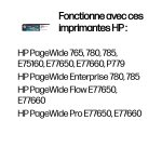 HP Cartouche d’encre magenta PageWide 982X grande capacité authentique