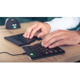 Clavier ergonomique Split, AZERTY (FR), Noir, filaire RGOSP-FRWIBL