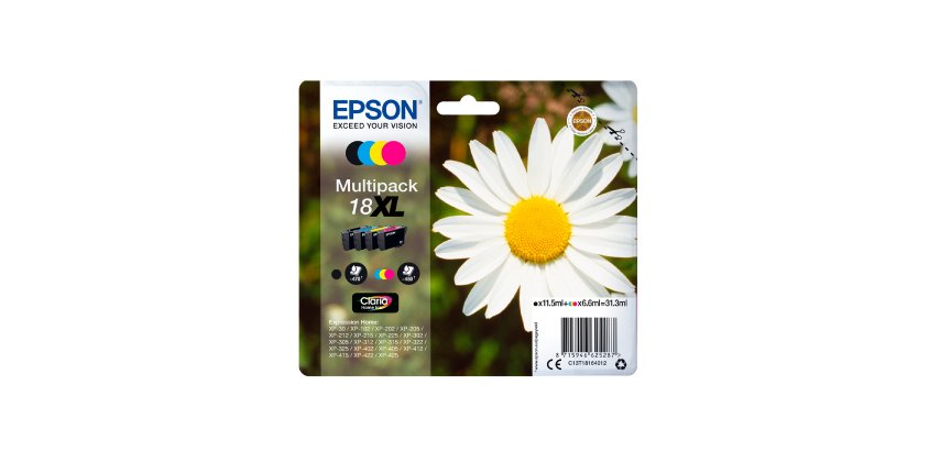 Epson 18 - cyaan - origineel - inktcartridge