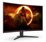 AOC G2 C32G2ZE/BK écran plat de PC 80 cm (31.5") 1920 x 1080 pixels Full HD LED Noir, Rouge