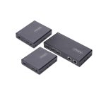 StarTech.com Rallonge et Répartiteur HDMI 2 Ports sur CAT6, 4K 60 Hz, Jusqu'à 70 m, Kit de Distribution HDMI 1x2 sur Ethernet avec IR et Alimentation par Câble