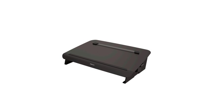 Porte-documents fellowes hana lt 5 niveaux reglage plateau  coulissant espace rangement   et chargement integre noir
