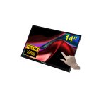 Verbatim 49591 pantalla para PC 35,6 cm (14") 1920 x 1080 Pixeles Full HD LCD Pantalla táctil Negro