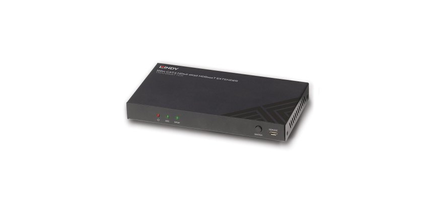 Lindy 38341 extensor audio/video Transmisor de señales AV Negro