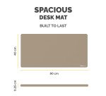 Fellowes Breyta - Desk mat: 80 x 40 cm - rubber - sand