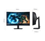 Samsung Monitor Gaming Odyssey G7 - G75F da 37" UHD Curvo