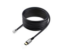 StarTech.com Adaptador USB-C a RJ9 para Auriculares con Micrófono - Adaptador USB Tipo C a RJ9 con Cable de 1,8m - Adaptador para Teléfonos, Ordenadores de Sobremesa o Portátiles