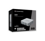 Conceptronic DONN25G base para portátil y replicador de puertos Alámbrico USB 3.2 Gen 2 (3.1 Gen 2) Type-C Plata