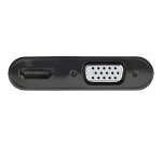StarTech.com Adaptateur DisplayPort vers HDMI VGA - Dongle Convertisseur Numérique Multiport Actif Vidéo d'Écran DP 1.2 Mâle vers HDMI 2.0 4K 60 Hz VGA Femelle pour PC/CG