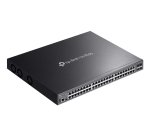 TP-Link Omada SG5452XMPP commutateur réseau Géré L3 Gigabit Ethernet (10/100/1000) Connexion Ethernet, supportant l'alimentation via ce port (PoE) Noir