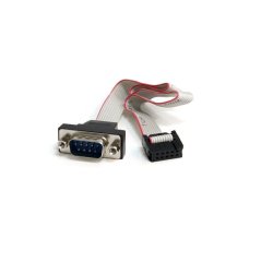 StarTech.com 40cm 9-pins Serieel Mannelijk naar 10-pins Moederbord Inbouwpaneel Kabel
