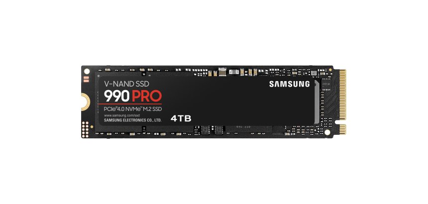 Samsung 990 PRO 4 TB M.2 PCI Express 4.0 NVMe V-NAND TLC