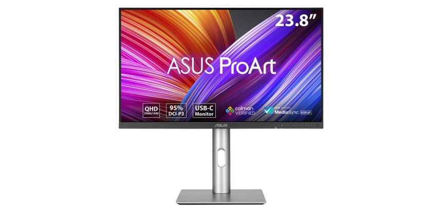 ASUS ProArt Display PA24ACRV computer monitor 60.5 cm (23.8") 2560 x 1440 pixels Quad HD LCD Black