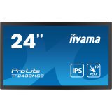 iiyama TF2438MSC-B1 Écran d'affichage dynamique Carte A numérique 61 cm (24") LED 600 cd/m² Full HD Noir Écran tactile