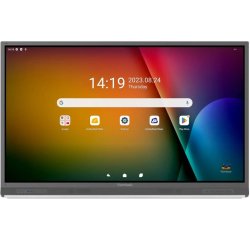Viewsonic IFP6552-2F Écran d'affichage dynamique Écran plat de signalisation numérique 165,1 cm (65") LCD 450 cd/m² 4K Ultra HD Noir Écran tactile Intégré dans le processeur Android