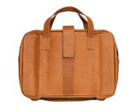 R-Go Tools Sacoche pour ordinateur portable R-Go Viva, cuir, avec support intégré pour ordinateur portable, produit social, marron
