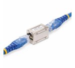 StarTech.com Coupleur RJ45 Blindé, Coupleur en Ligne Cat6a, Coupleur RJ45 Femelle vers Femelle (F/F) Brochage T568B, Extension de Câble Ethernet Blindé