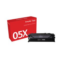Everyday El tóner ™ Negro de Xerox es compatible con HP 05X (CE505X/ CRG-119II/ GPR-41), High capacity