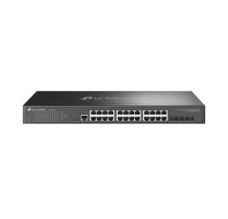 TP-Link Omada SG3428X switch Gestionado L2+/L3 Gigabit Ethernet (10/100/1000) 1U Negro
