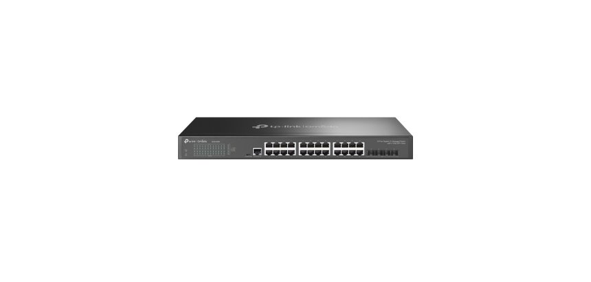 TP-Link Omada SG3428X commutateur réseau Géré L2+/L3 Gigabit Ethernet (10/100/1000) 1U Noir